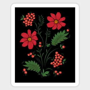 Cosmos Flower Sticker